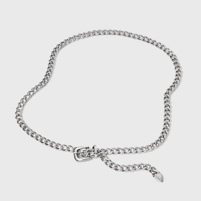 Women's Chain Belt - Wild Fable™ Silver