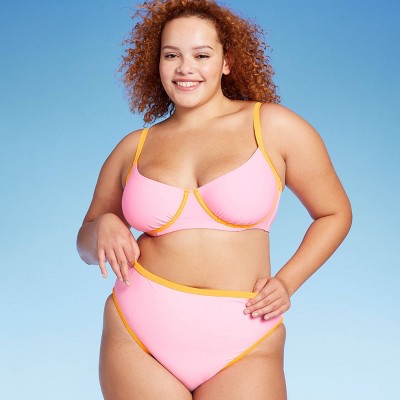 Women's Colorblock Underwire Bikini Top - Wild Fable™