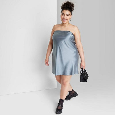 Women's Satin Tube Dress - Wild Fable™