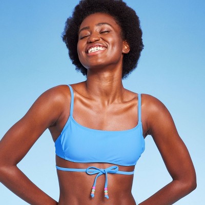  Women's Beaded Wrap Bralette Bikini Top - Wild Fable™