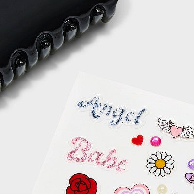  DIY Claw Hair Clip Stickers Kit - Wild Fable™ 