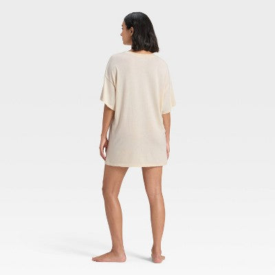  Women's Graphic Oversized T-Shirt Sleep Dress - Wild Fable™