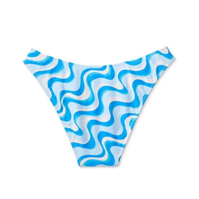  Women's High Leg Cheeky Bikini Bottom - Wild Fable™