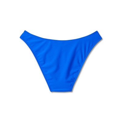  Women's Low-Rise Scoop Front High Leg Cheeky Bikini Bottom - Wild Fable™