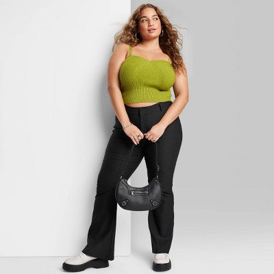  Women's Mid-Rise Slim Fit Pants - Wild Fable™