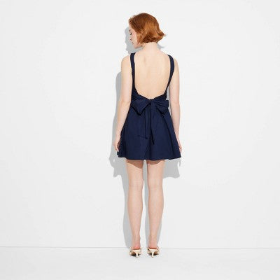  Women's Bow Back Mini A-Line Dress - Wild Fable™