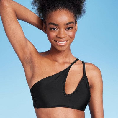  Women's Cut Out One Shoulder Bikini Top - Wild Fable™