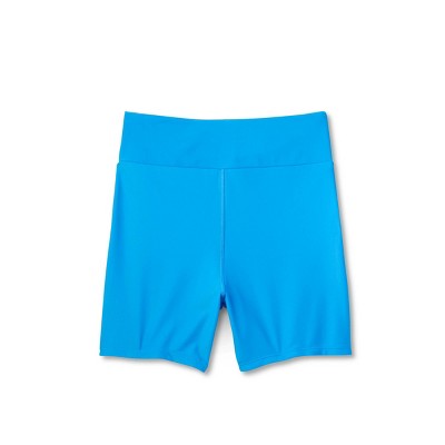  Women's Bike Shorts Bikini Bottom - Wild Fable™ Blue
