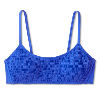  Women's Smocked Bralette Bikini Top - Wild Fable™