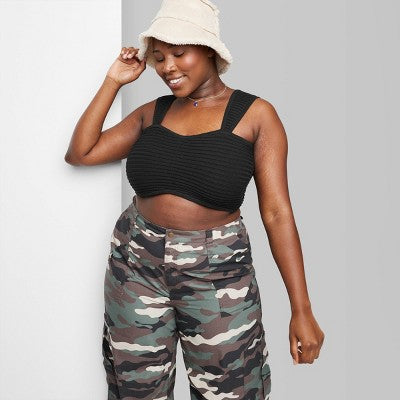  Women's Sweater Tiny Bra Top - Wild Fable™