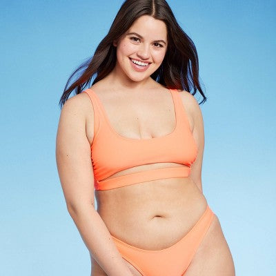  Women's Cut Out Bralette Bikini Top - Wild Fable™