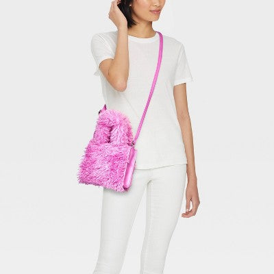  Fur Mini Value Tote Crossbody Bag - Wild Fable™ Pink