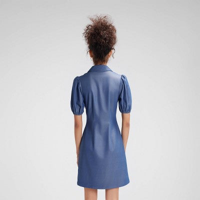 Women's Bubble Sleeve Mini Dress - Wild Fable™