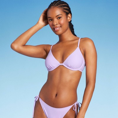  Women's Underwire Bikini Top - Wild Fable™ Light Purple