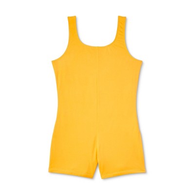  Women's Scoop Neck Unitard One Piece Swimsuit - Wild Fable™ Orange