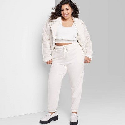  Women's High-Rise Tapered Joggers - Wild Fable™