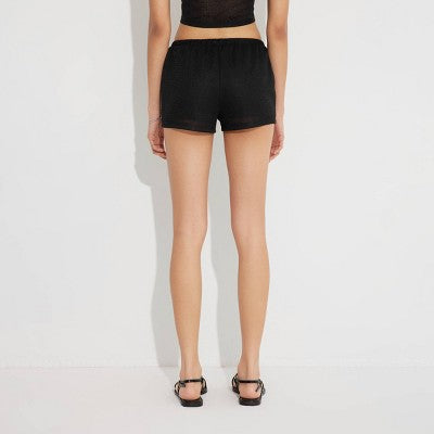  Women's Textured Knit Shorts - Wild Fable™
