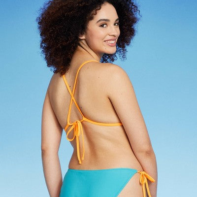  Women's Reversible Triangle Bikini Top - Wild Fable™