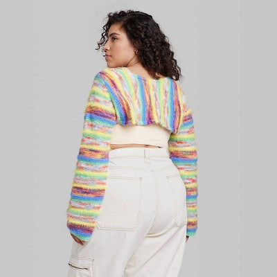  Women's Long Sleeve Party Shrug Sweater - Wild Fable™