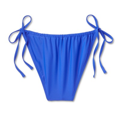  Women's Side-Tie Adjustable Coverage Bikini Bottom - Wild Fable™