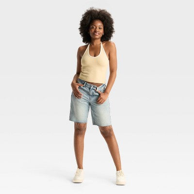  Women's Interlock Halter Tank Top - Wild Fable™