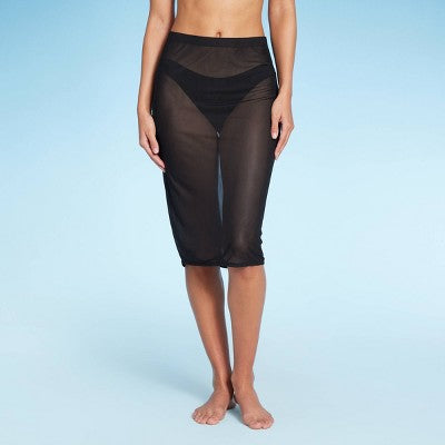  Women's Mesh Cover Up Midi Skirt - Wild Fable™