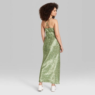  Women's Satin Slip Maxi Dress - Wild Fable™