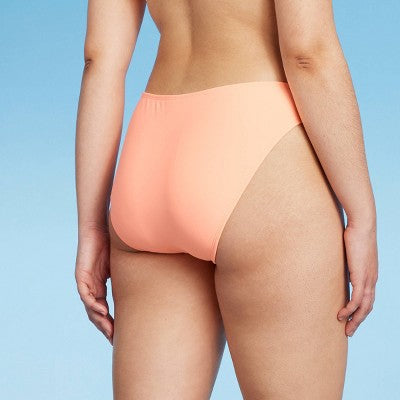  Women's Scoop Front High Leg Cheeky Bikini Bottom - Wild Fable™
