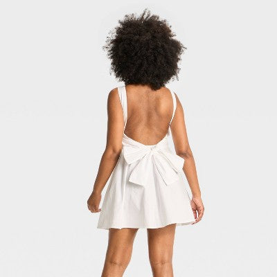  Women's Bow Back Mini A-Line Dress - Wild Fable™