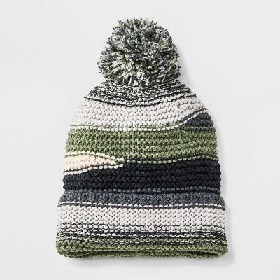  Pre-Consumed Recycled Pom Beanie - Wild Fable™