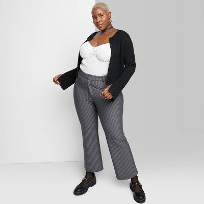  Women's Mid-Rise Slim Fit Pants - Wild Fable™