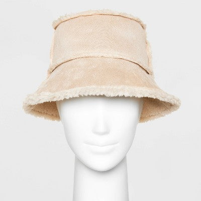  Faux Shearling Bucket Reversible Hat - Wild Fable™