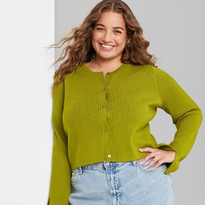  Women's Button-Front Cardigan - Wild Fable™