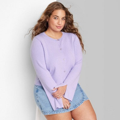  Women's Button-Front Cardigan - Wild Fable™