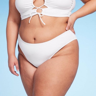  Women's Scoop Front Ultra High Leg Cheeky Bikini Bottom - Wild Fable™