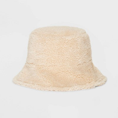  Faux Shearling Bucket Reversible Hat - Wild Fable™