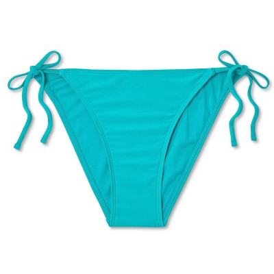  Women's Side-Tie Cheeky Bikini Bottom - Wild Fable™ Green