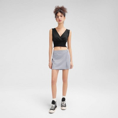  Women's Textured Cropped Top - Wild Fable™