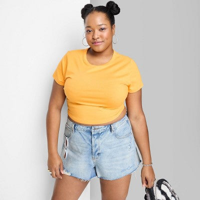  Women's High-Rise Cutoff Jean Shorts - Wild Fable™