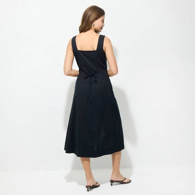  Women's Button-Front Midi Dress - Wild Fable™