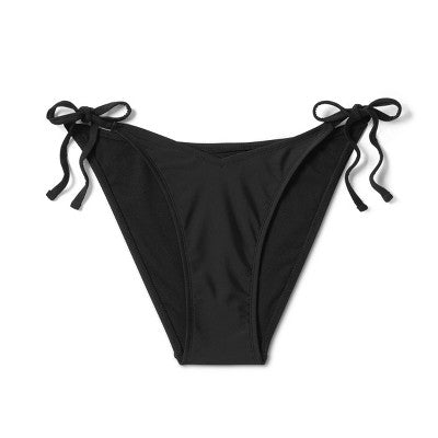  Women's Side-Tie V-Front High Leg Cheeky Bikini Bottom - Wild Fable™