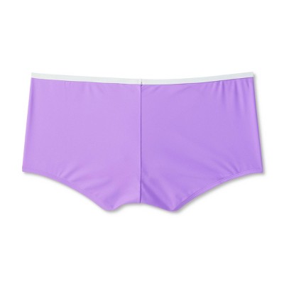  Women's Cheeky Boy Shorts Bikini Bottom - Wild Fable™ Hot Grape