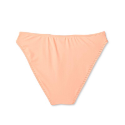  Women's Scoop Front High Leg Cheeky Bikini Bottom - Wild Fable™