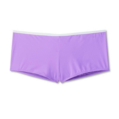  Women's Cheeky Boy Shorts Bikini Bottom - Wild Fable™ Hot Grape