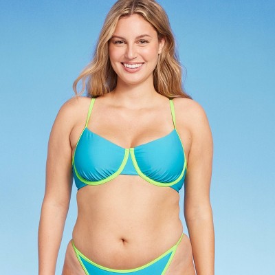  Women's Colorblock Underwire Bikini Top - Wild Fable™