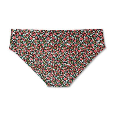  Women's Hipster High Leg Bikini Bottom - Wild Fable™ Multi Floral Print