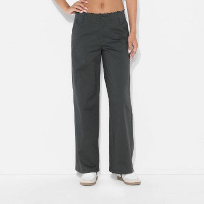  Women's Mid-Rise Chino Pants - Wild Fable™