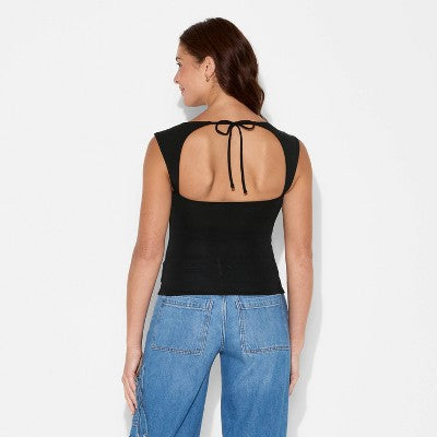  Women's Synthetic Open Back Tank Top - Wild Fable™