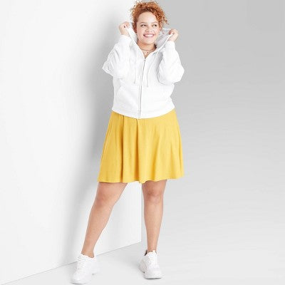  Women's Cropped Zip-Up Hoodie - Wild Fable™