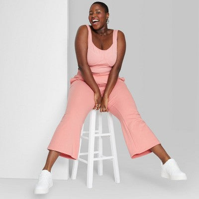  Women's High-Rise Wide Leg French Terry Sweatpants - Wild Fable™